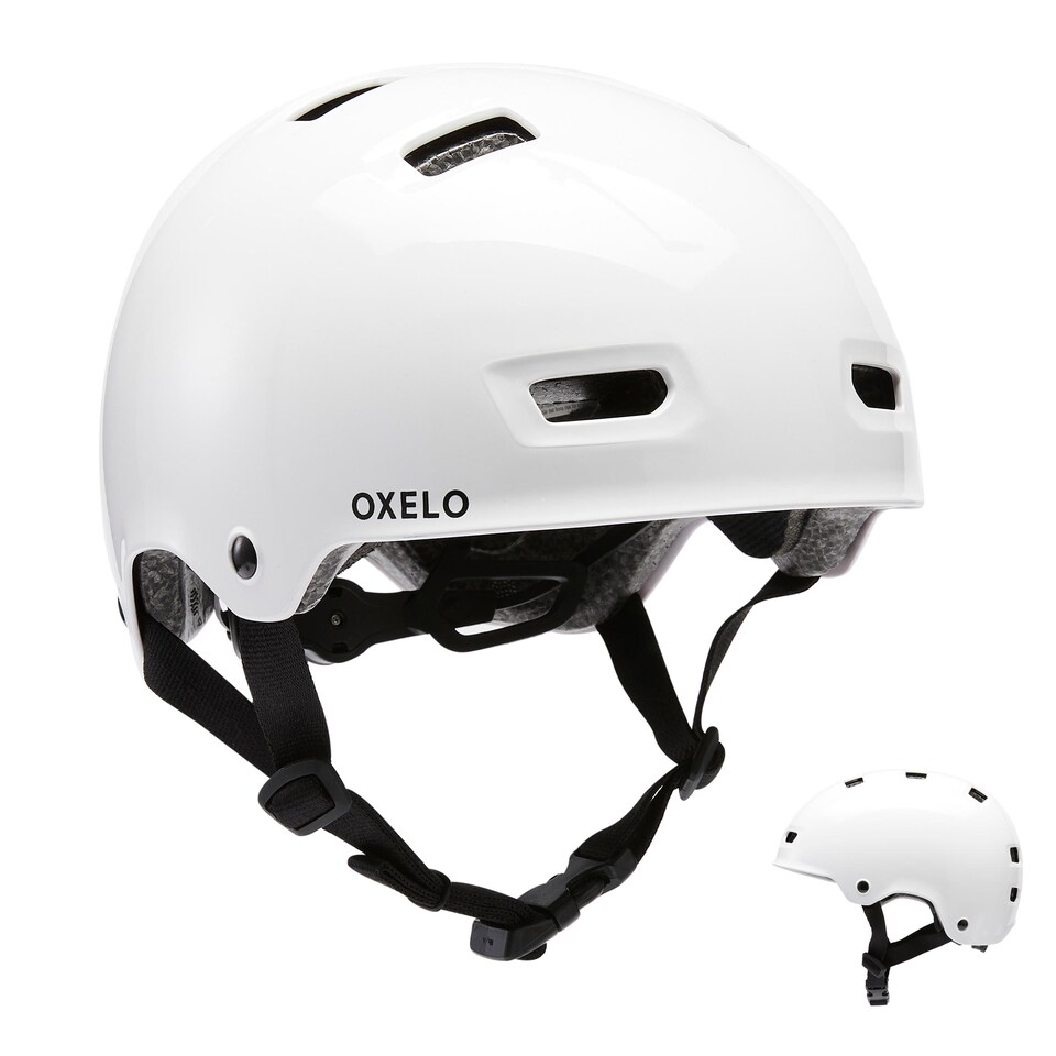 image 1 of Decathlon Inline Skating Skateboarding Scootering Helmet MF500