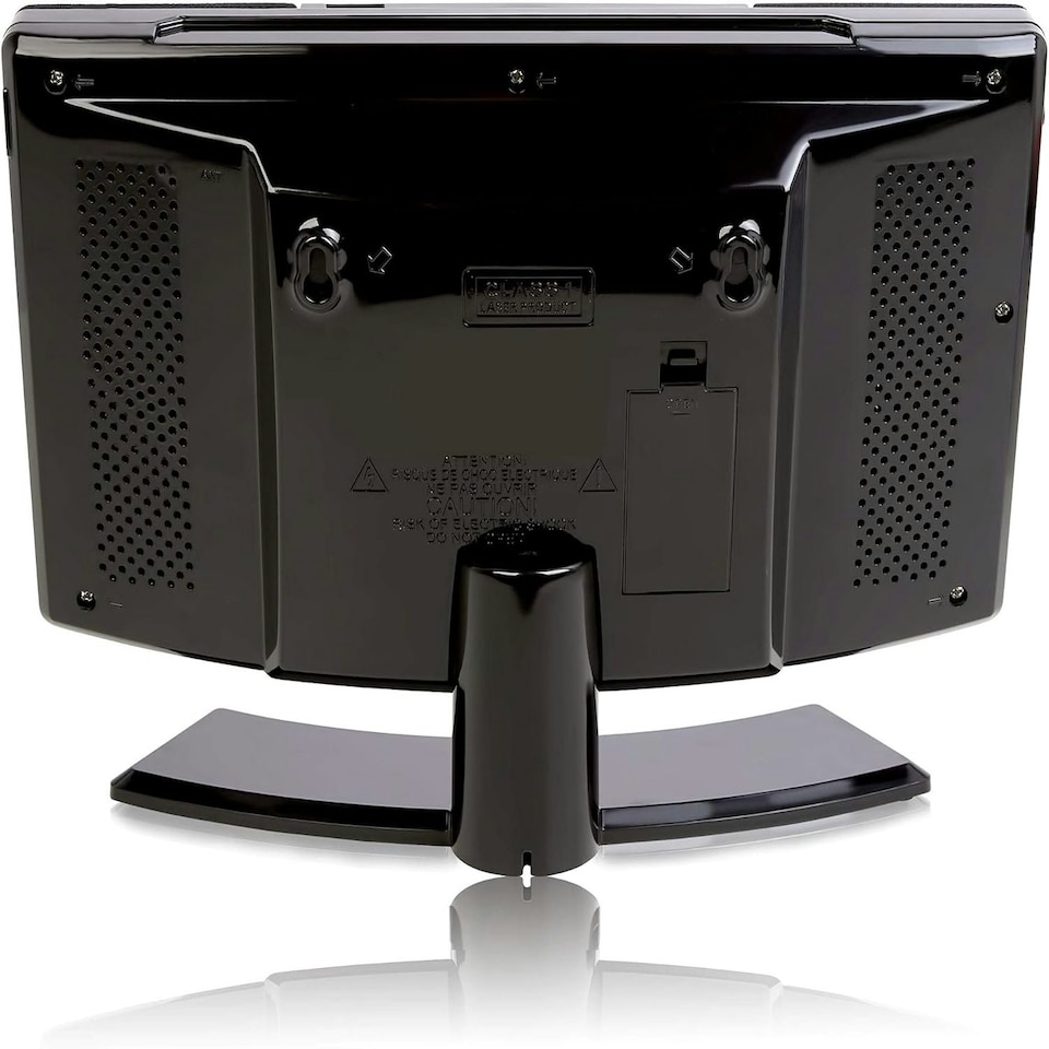 image 1 of Denver MC-5220 CD Player For Home HiFi System - CD Player With Speakers & Radio - Mains Power, Clock Radio, Remote Control, Desktop Stand/Wall Mounted CD Player