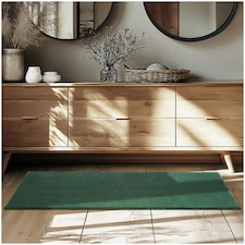 Rug Zonelle - short pile and ultra-soft, rectangular or round Green | 80 x 150 cm