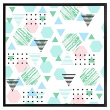Geometric shapes (Picture Frame) Black | S