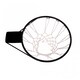 image 2 of Oypla Heavy Duty Wall Mounted Full Size Black Basketball Hoop Rim and Net