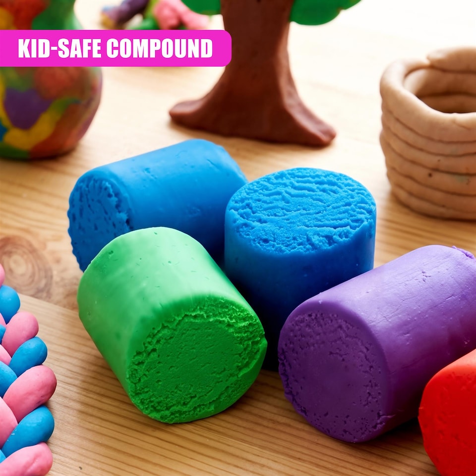 image 1 of The Magic Toy Shop Big Dough Set Creative Modeling Play Kit Multi Color