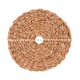 image 3 of Argon Tableware Round Woven Seagrass Placemats - 30cm - Pack of 6 | Brown | Brown