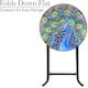 image 4 of Glass Peacock Garden Table