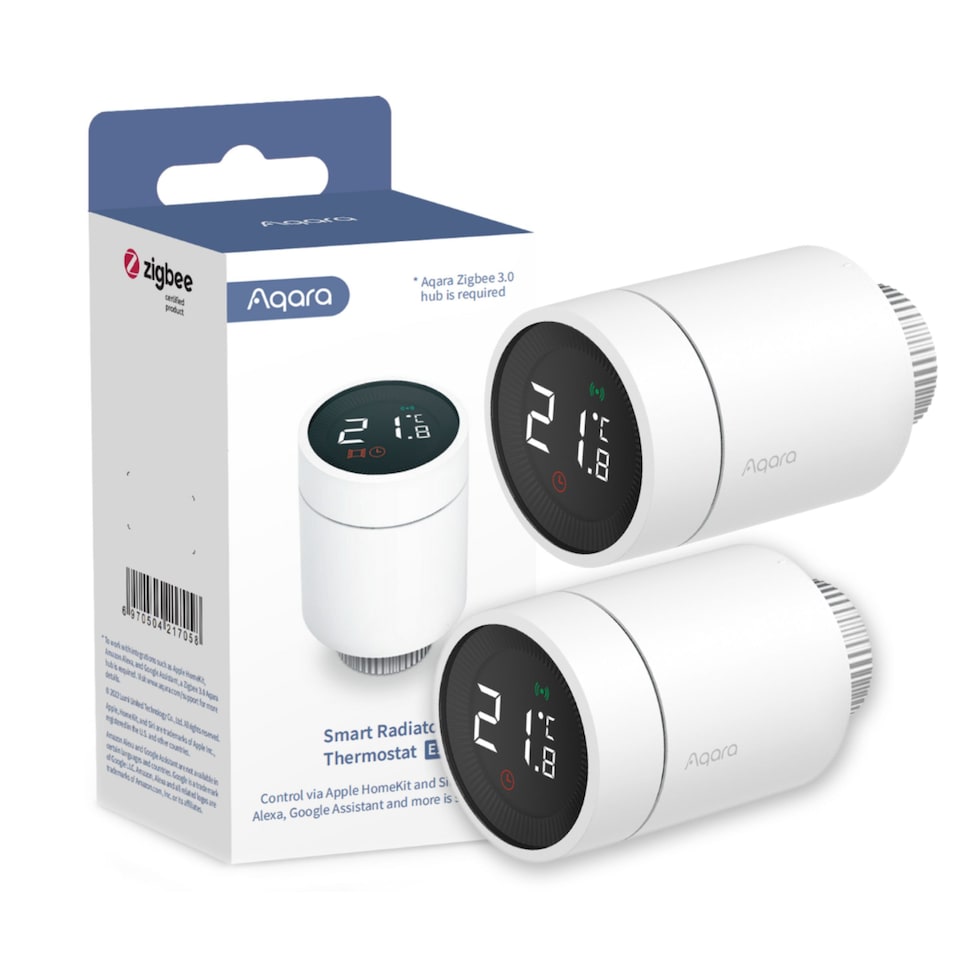 image 1 of Aqara Smart Home - Radiator Smart Thermostat Twin Pack