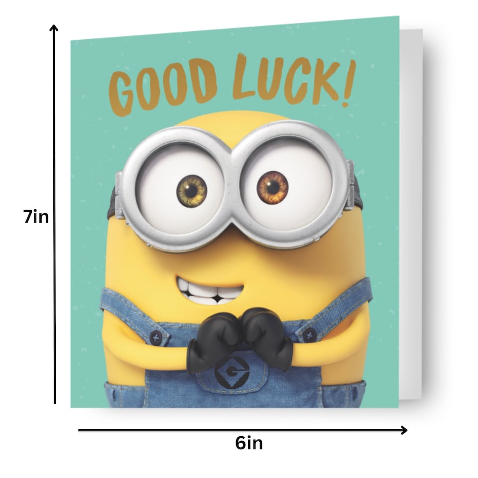 image 1 of Despicable Me Good Luck Card