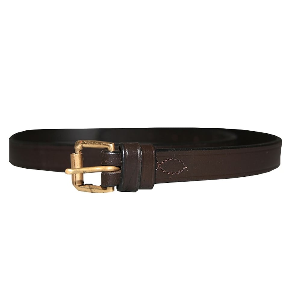 image 1 of Hy Leather Neck Strap - Brown - 40 x 3/4in