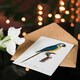 image 4 of Francois Levaillant Art Card Blue and Yellow Macaw Parrot
