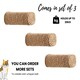 image 3 of NOVECRAFTO Round Cat Wall Steps – Set of Solid Wood Wall-Mounted Shelves – Durable Climbing Steps & Bridge Platforms – Cat Wall Furniture