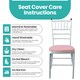 image 3 of Dining Seat Chair Covers Stretchable Spandex High-Back Slipcovers - 10pcs