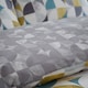 image 4 of Retro Circles Reversible Duvet Cover Set | Yellow | Ochre