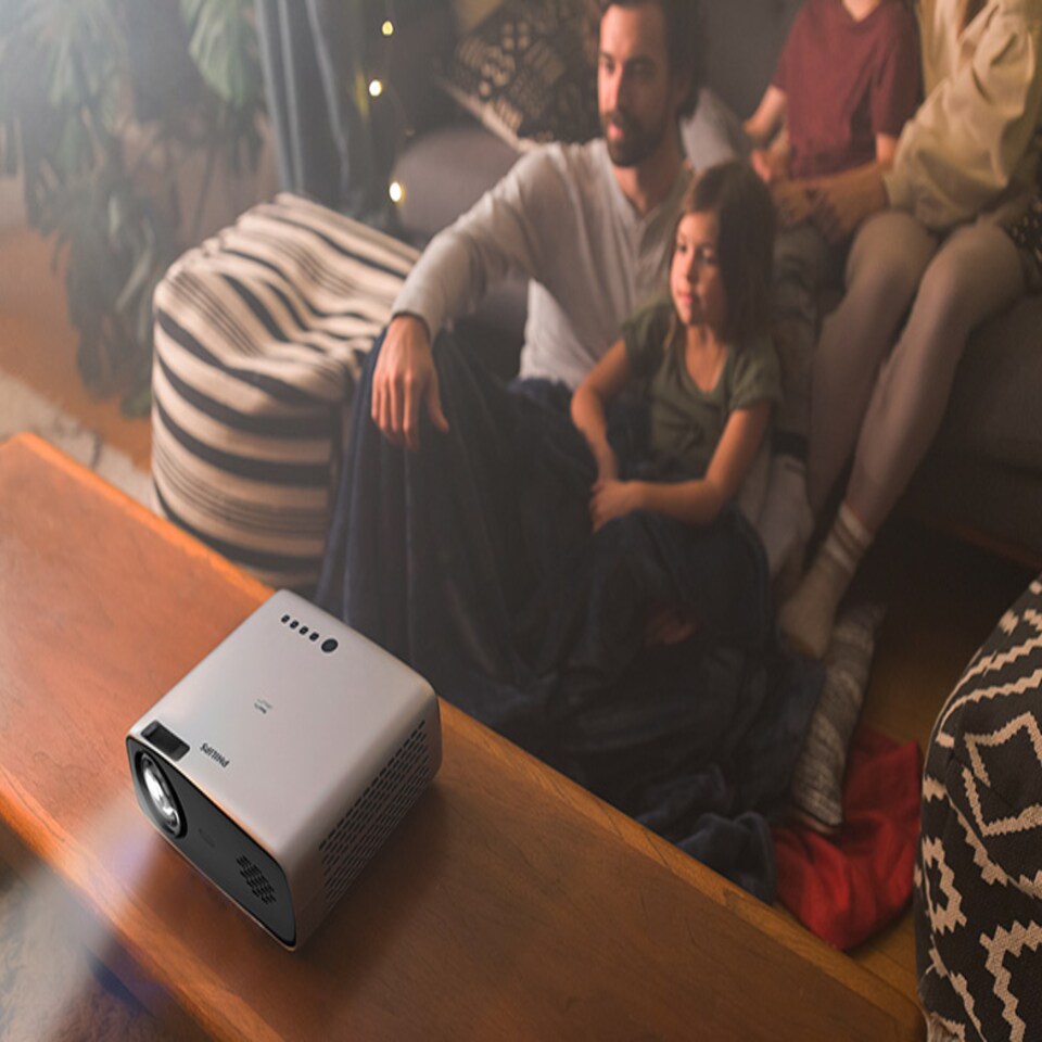 image 1 of Philips Projector NeoPix Ultra 2TV+ Silver - LED Engine, Android TV, Full HD