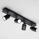 image 3 of BHS Hector Bathroom Ceiling Spotlight Bar | Black | Matte Black | 1