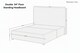 image 5 of Sloomy Alabama Sand Naples Divan Bed Base No Drawers With 54 Inch Floor Standing Headboard | Cream | Sand | Double | 1