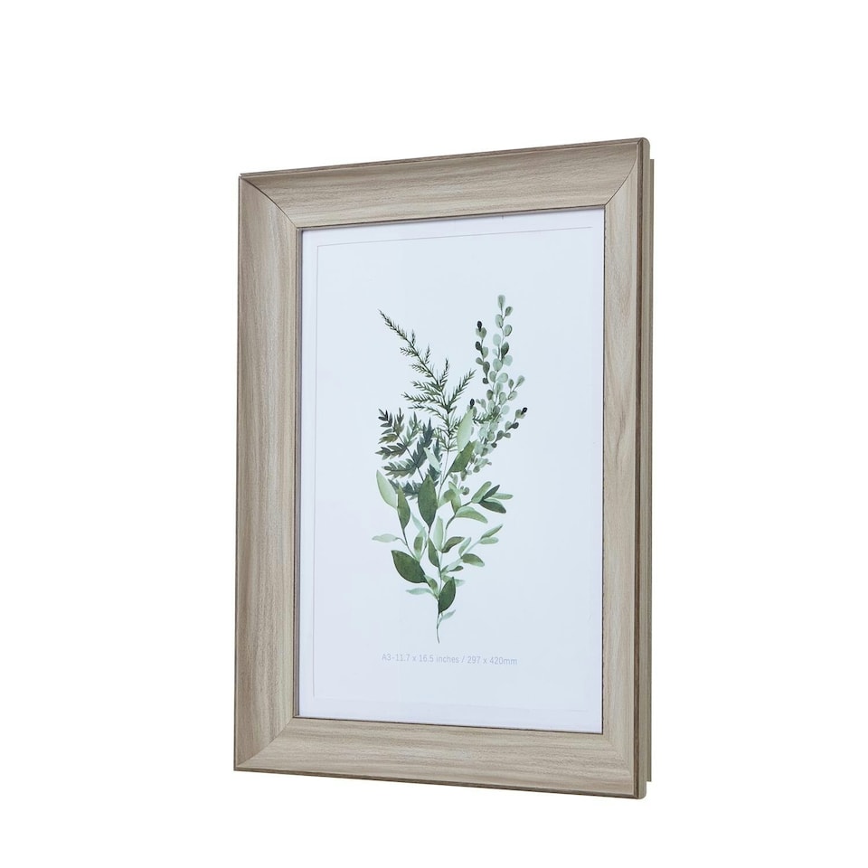 image 1 of Hill Interiors White Washed Photo Frame - White - 23.4in x 16.5in