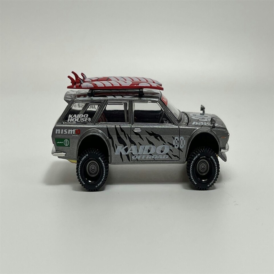image 1 of Datsun 510 Wagon 4x4 Kaido Offroad V1 1:64 Mini GT KHMG121