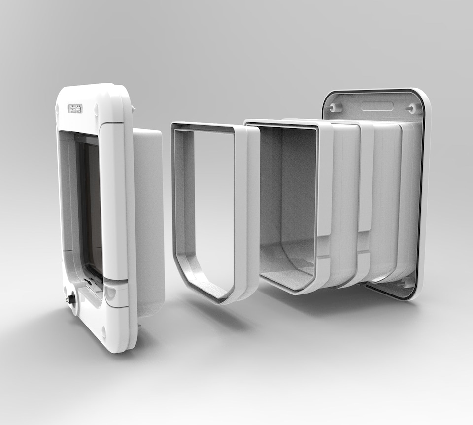 image 1 of Cat Mate Cat Flap Tunnel Adapter Ring (362)