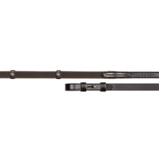 Velociti Lusso Continental Horse Rubber Reins | Multi | Havana | 54in | 1