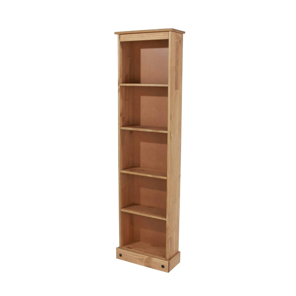 image 1 of Core Products Corona, Tall Narrow Bookcase H176cm x W46cm x L20cm Brown