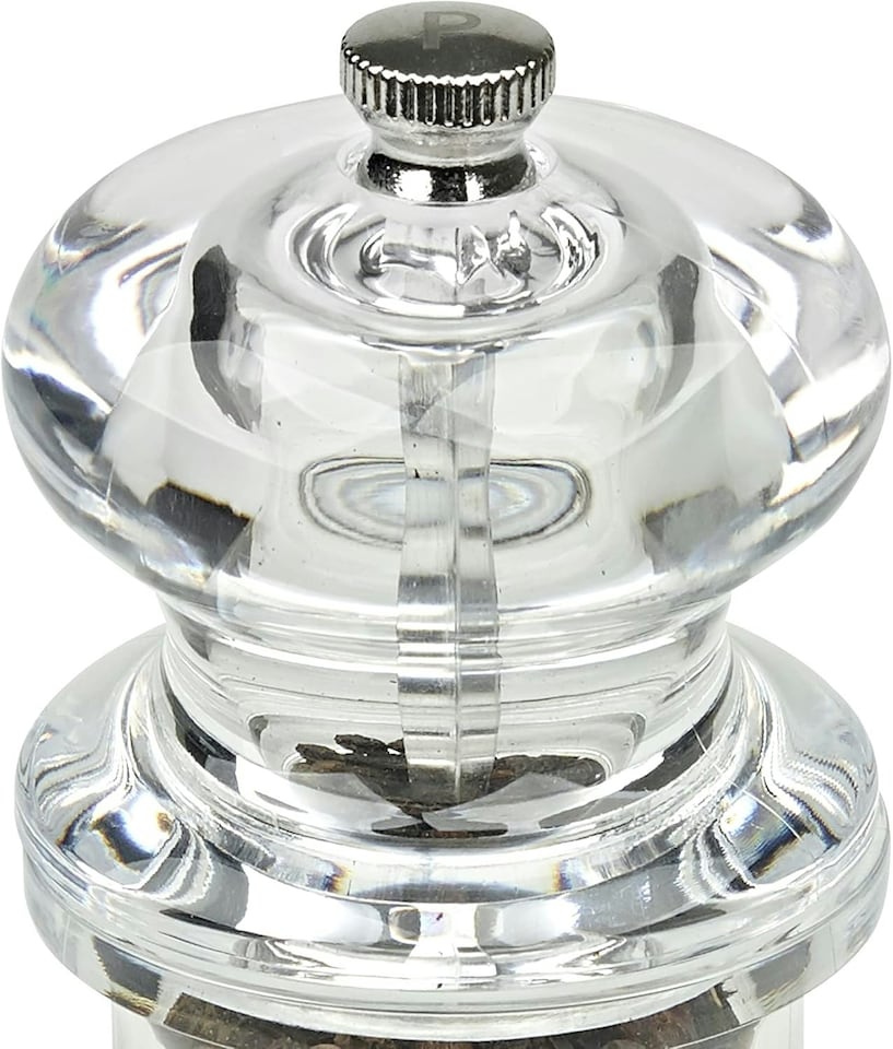 image 1 of Cole & Mason 505 Clear Pepper Mill, Precision+, Acrylic, 140 mm, Includes 1 x Pepper Grinder