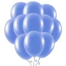 Blue Biodegradable Latex Balloons 23cm / 9 in - Pack of 50