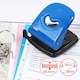 image 3 of Metal Black Medium Duty Hole Punch with Paper Measure Indicator