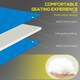 image 3 of Outsunny Foldable Sun Lounger Set, 2 Pieces Sun Lounger Blue