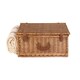 image 6 of Deluxe Fully Fitted 4 Person Traditional Picnic Basket | White | White | 1