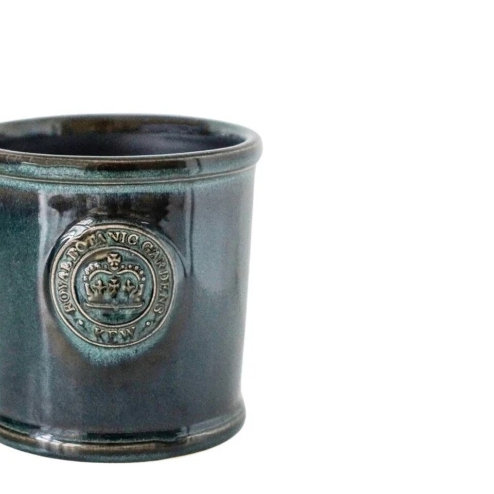 image 1 of Kew Reactive Glaze Planter - Ceramic - L18 x W18 x H17 cm - Sage Green