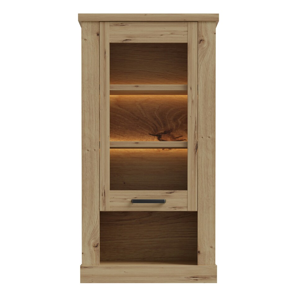image 1 of Corona Wall Display cabinet in Artisan Oak