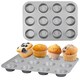 image 1 of 2 x 12 Cup Non-Stick Muffin Trays Dishwasher & Oven Safe N/A