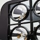 image 3 of Interiors by Premier Black Decorative Wall Mirror Black