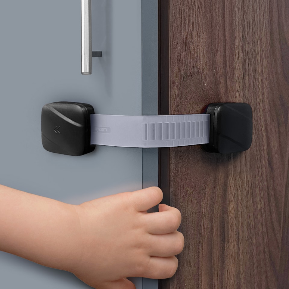 image 1 of Aycorn Non-Magnetic Safety Straps 8 Pack Black