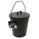 image 1 of JVL Steel Charnwood Fire Companion Coal Bucket - Black