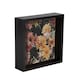 image 1 of Nicola Spring 8 x 8" Deep Photo Frame - Black - 3D Deep Box Picture Frame Portrait Display Case (22.5 x 22.5cm)