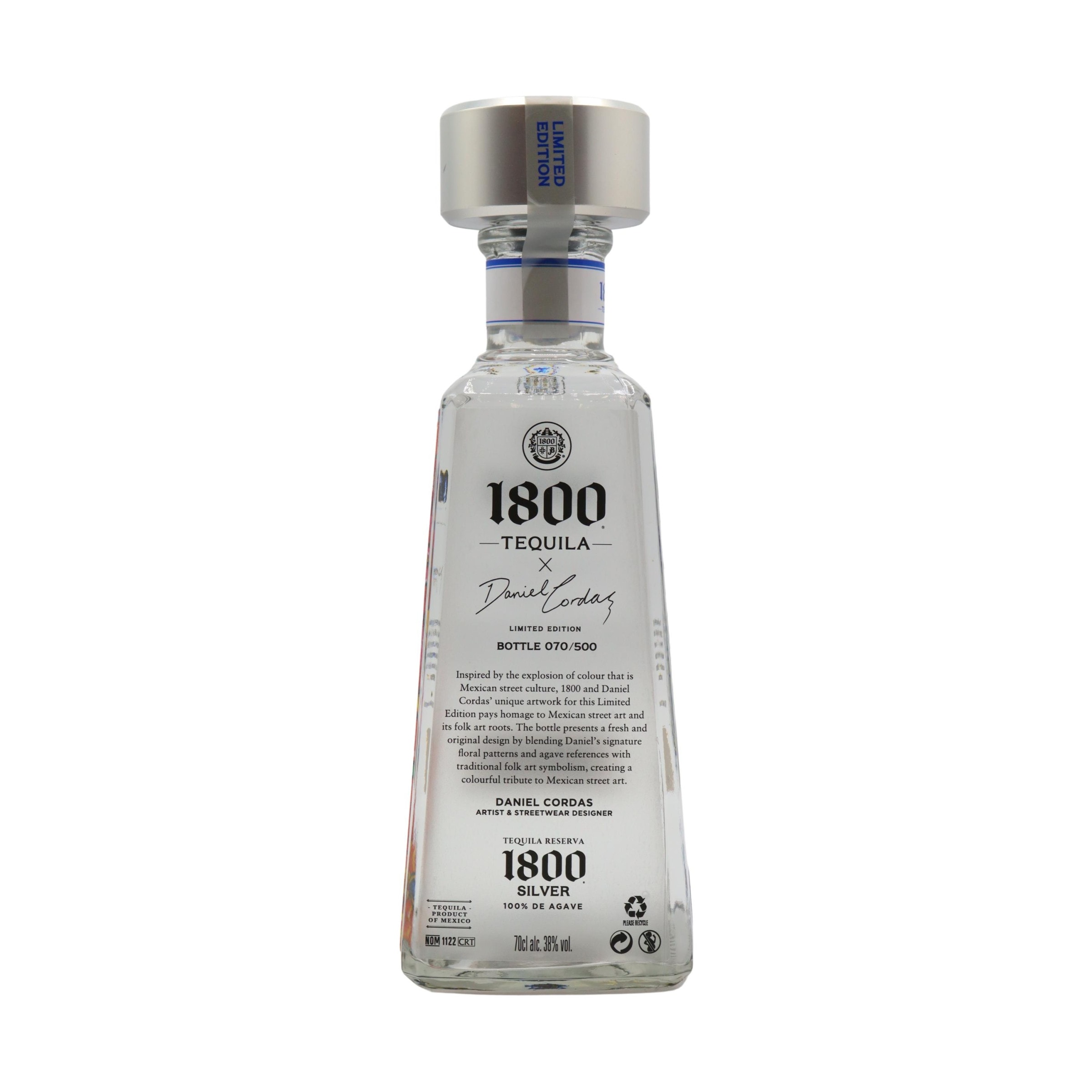 1800 - Daniel Cordas Limited Edition Silver Tequila - Tesco Groceries