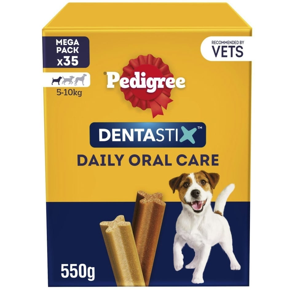 image 1 of 140 Pedigree Dentastix Daily Adult Small Dog Treats Dental Sticks Dog Chews