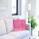image 2 of Teddy Cushion Cover 43cm x 43cm Pink | Pink | Pink