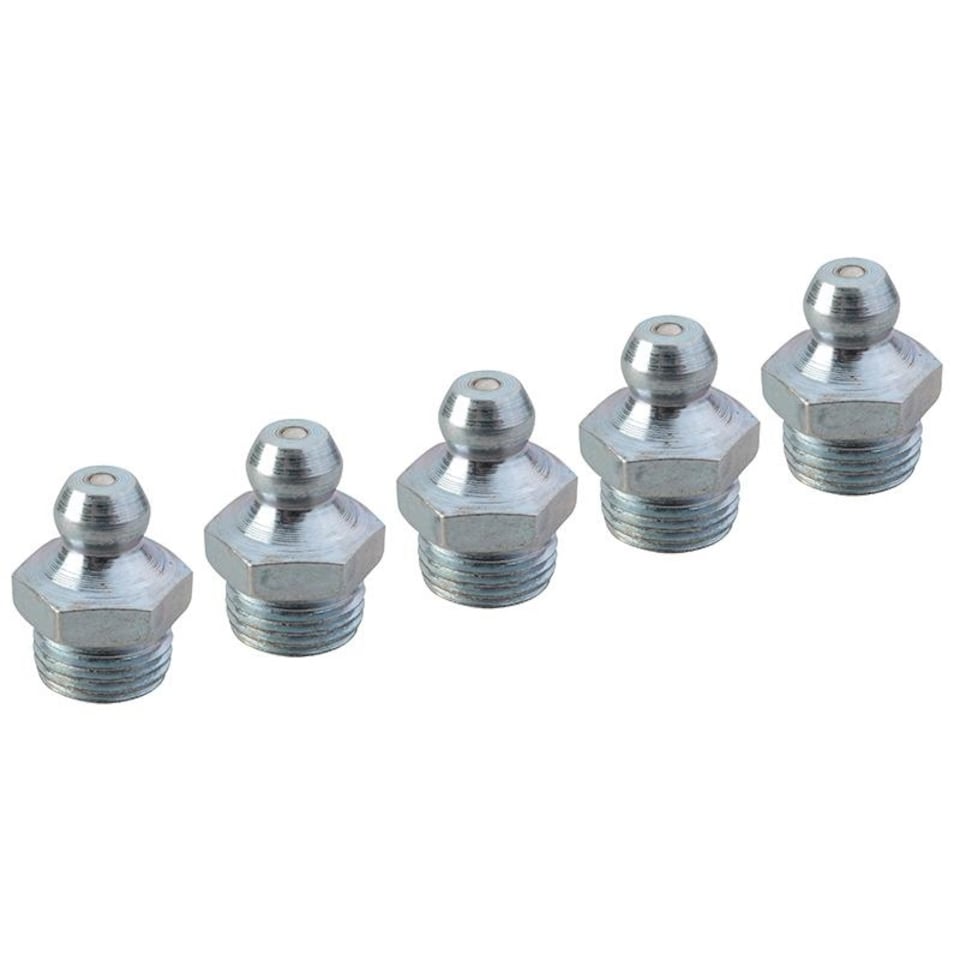 Faithfull Grease Nipple, Straight | Multi | Multi Colour | 1/8in BSP | 1