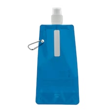 MidOcean Gates Plain Foldable 480ml Water Bottle - Transparent Blue - One Size Blue | One Size