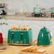 image 6 of HOMCOM 1.7L Kettle and Toaster Set with Defrost Reheat and Crumb Tray Green