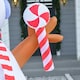 image 9 of HOMCOM Christmas Inflatable Snowman, Rotating Lighted Indoor Outdoor  Decoration