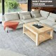 image 6 of NOVECRAFTO Vinyl Floor Tiles Self Adhesive – 12x12in Peel and Stick Flooring for Kitchen, Bathroom & Living Room – Grey Granite Effect Design Grey | 5.57 sqm