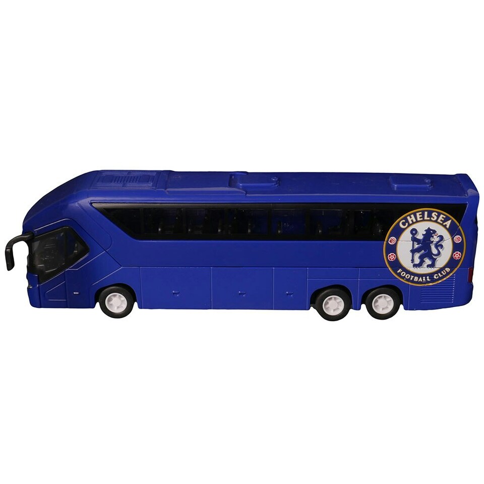 image 1 of Chelsea FC Die Cast Toy Bus - Blue/White - One Size
