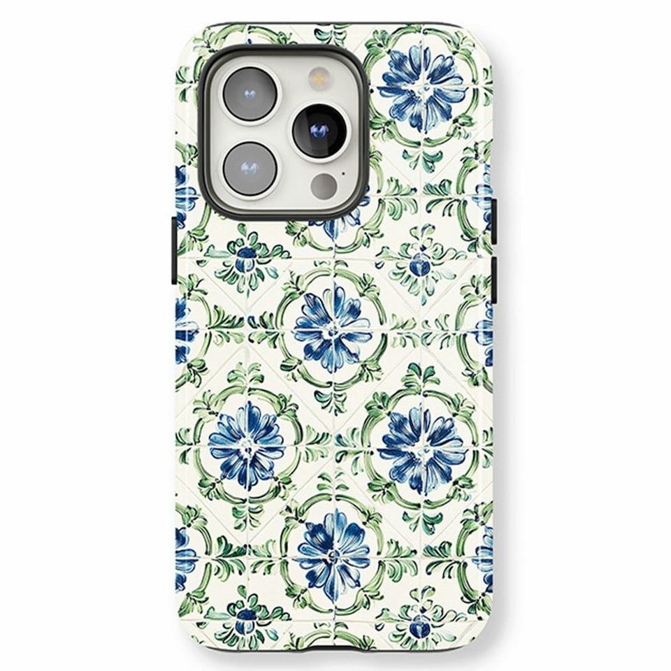 image 1 of Pretty Tile Phone Case | Blue | Galaxy S24
Slim | Galaxy S24
Slim