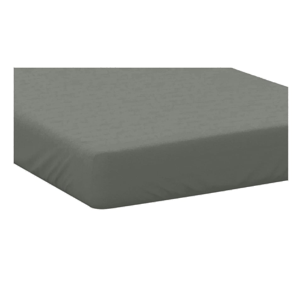 image 1 of Belledorm Easycare Percale Fitted Sheet - Mushroom - Double