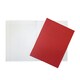 image 1 of Janrax 9x7" Red 80 Page Feint Ruled with Margin Exercise Book WF Paper with 225gsm Manilla Cover