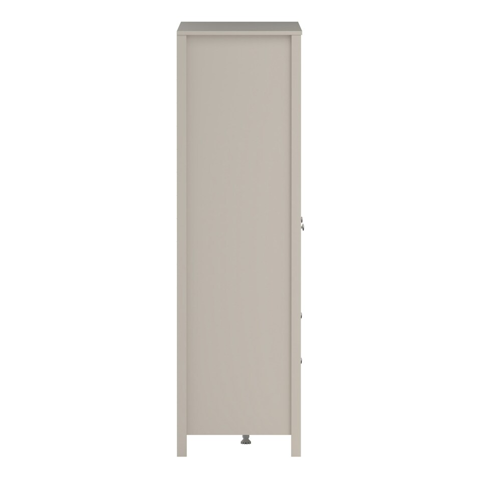 image 1 of Madrid Wardrobe with 2 Doors + 1 Mirror Door + 2 Drawers in Cashmere Cream