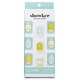 image 1 of Showker Gel Nail Strip  # Csa611 Pastel Check - 1pcs