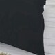 image 4 of Egyptian Cotton Duvet Cover Set 200 Thread Count - Single - Black